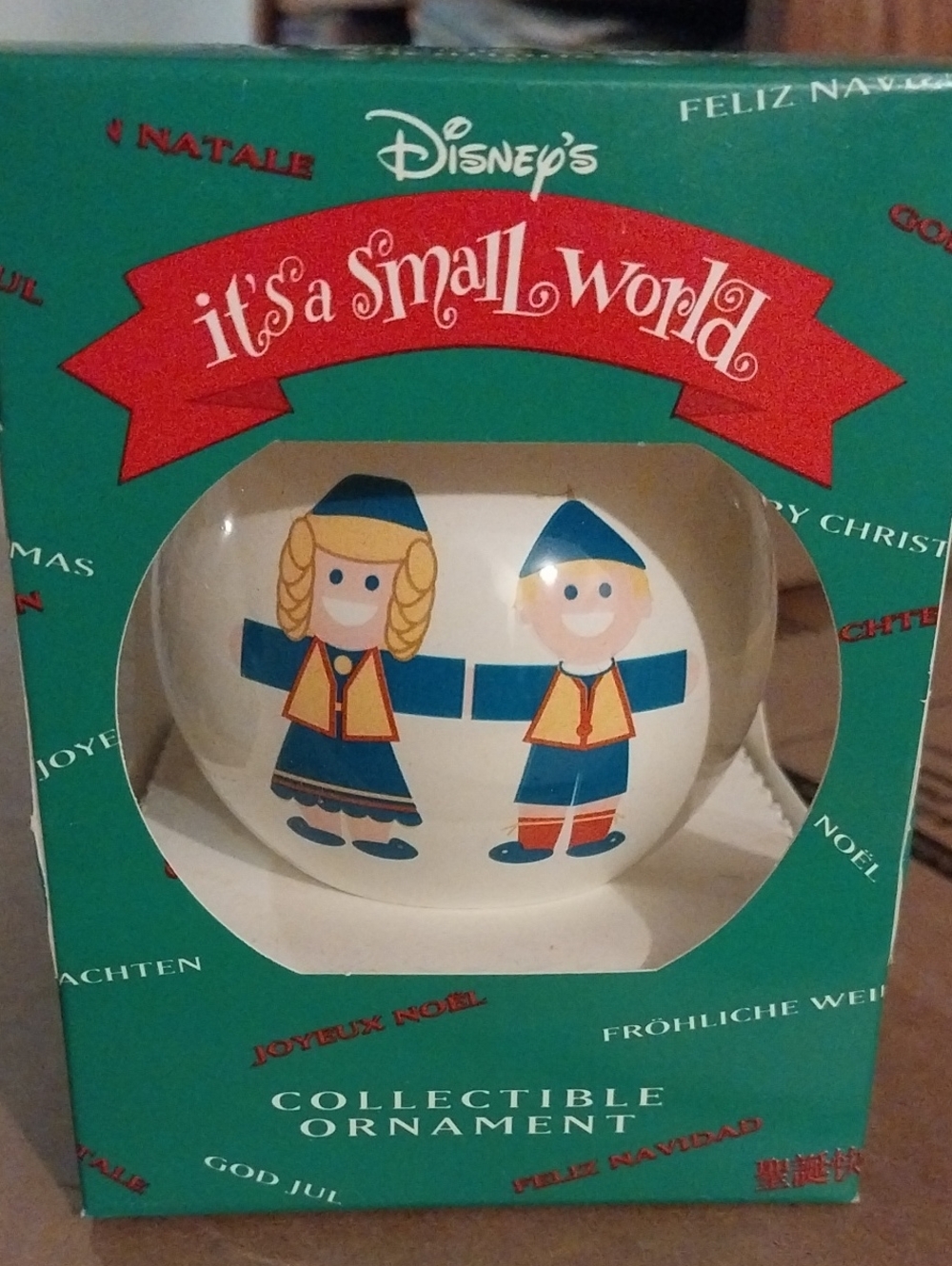 Disney It's a Small World White Collectible Ornament